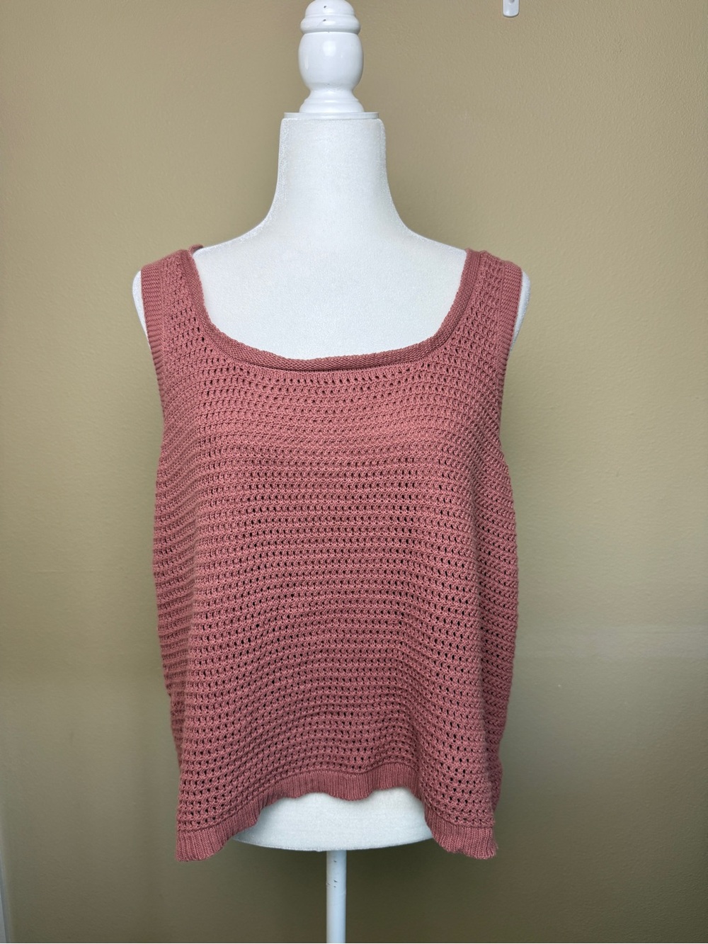 Simply Vera Verawang Crochet Top Size XXL